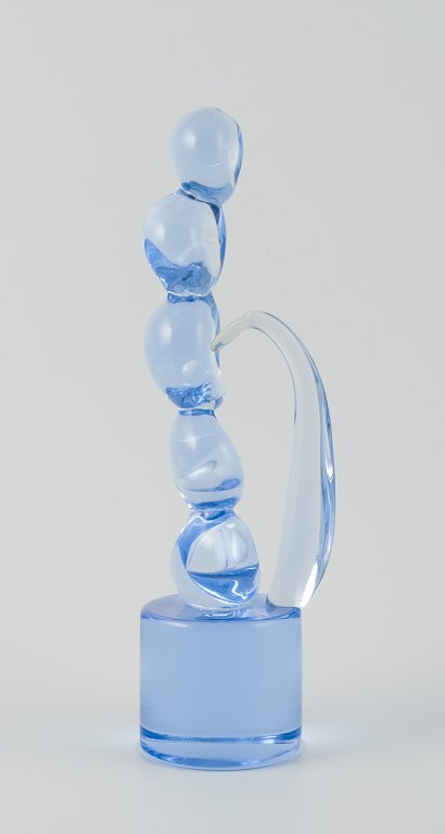 Ermanno Nason for Cenedese, Murano.
Large sculpture in light blue art glass.