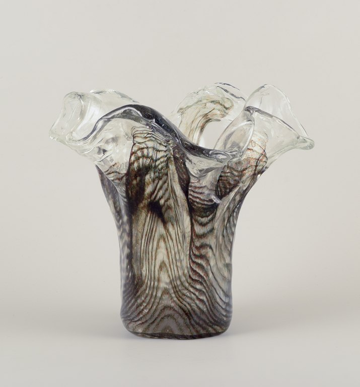 Pertti Santalahti for Humppila.
Large vase made of art glass.