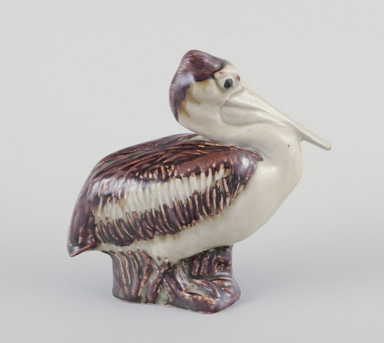 Jeanne Grut for Royal Copenhagen, ceramic pelican figurine.