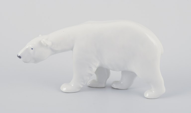 Royal Copenhagen, walking polar bear figurine.
