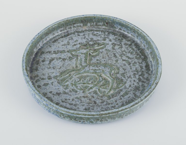 Arne Bang (1901-1983), Art Deco ceramic dish.