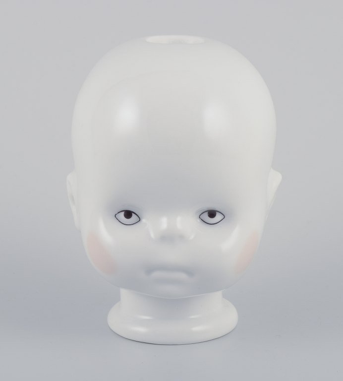 Maxim Vel&#269;ovský (b. 1976) for Qubus Studio, Czech Republic.
‘Little Josef’ candlestick in white porcelain.