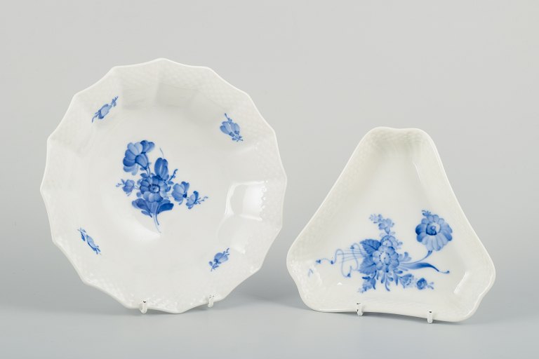 Royal Copenhagen, Blue Flower Braided, two bowls.