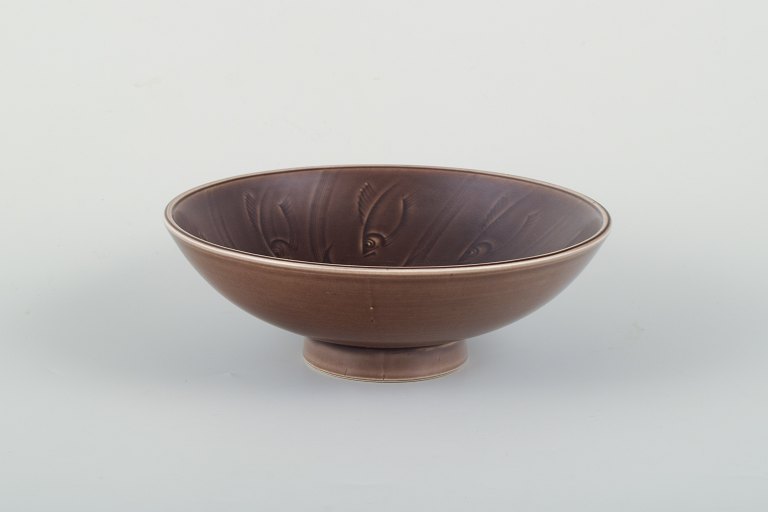 Aluminia bowl with fish motif.