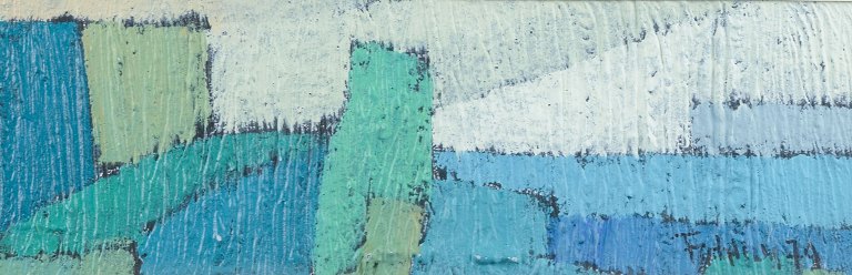 Gunnar Fohlin, Sweden.
Oil on cardboard, 1979.