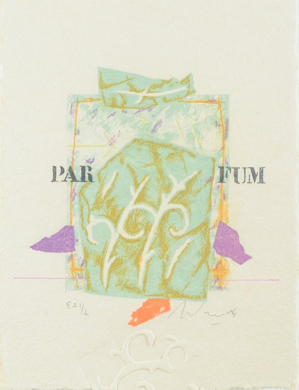 Alain Soucasse, France.
Lithograph, signed and numbered EA 1/2.