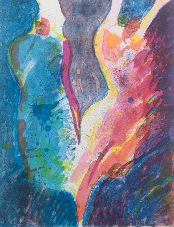 Hans Tyrrestrup. Lithograph.