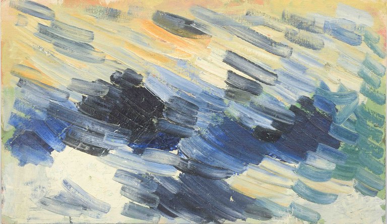 Scandinavian artist
Abstract composition.
Oil on board.