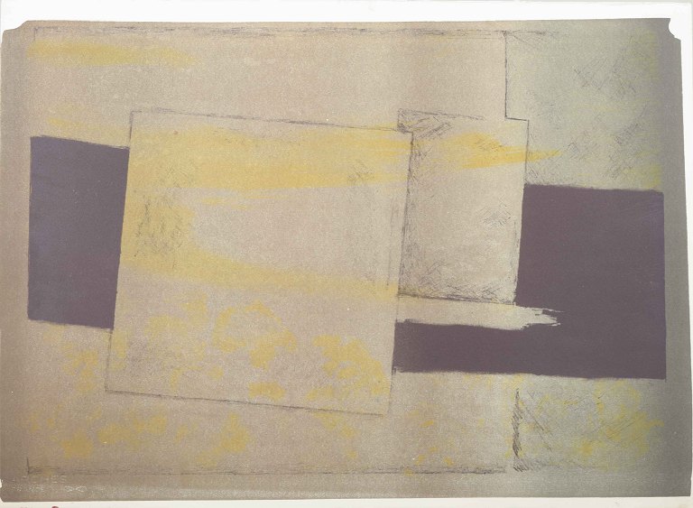 Osmund Hansen
Abstract lithograph on Arches paper.
Unsigned.