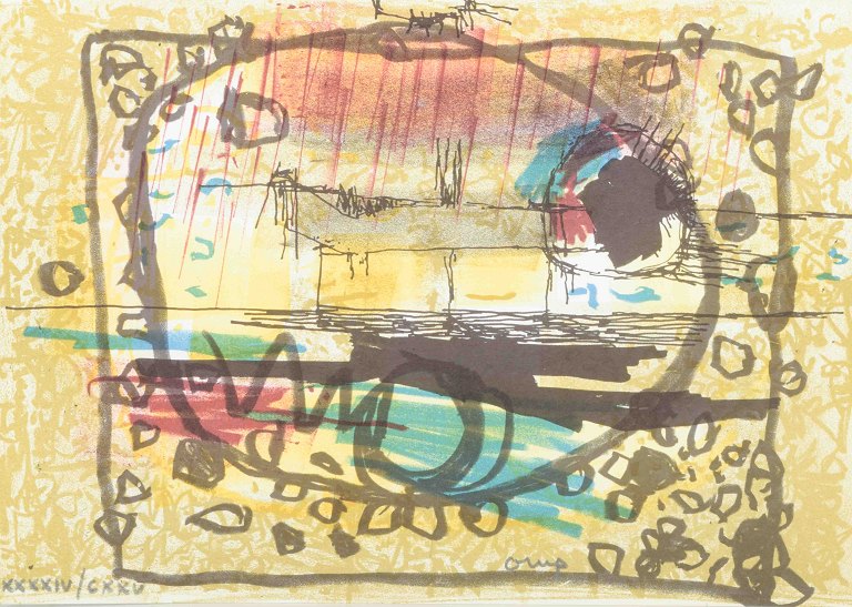Bengt Orup
Color lithograph. Pencil signed and numbered.