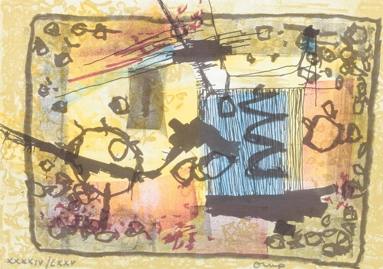 Bengt Orup
Color lithograph. Pencil signed and numbered.