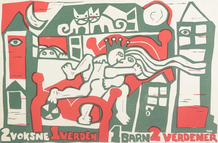 Henning Tais Hedin (b. 1946)
Proof print. 1978.