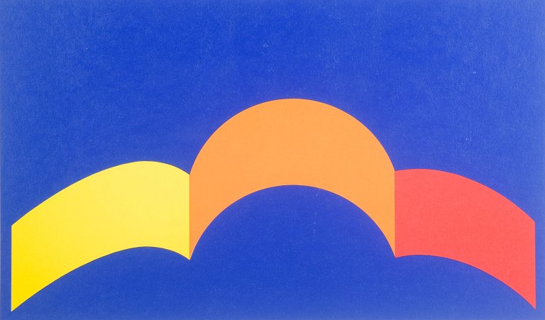 Per Arnoldi (b. 1941)
Serigraph.