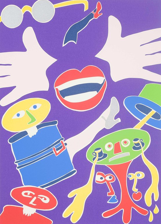 Tom Krøjer (1942–2015)
Color lithograph.