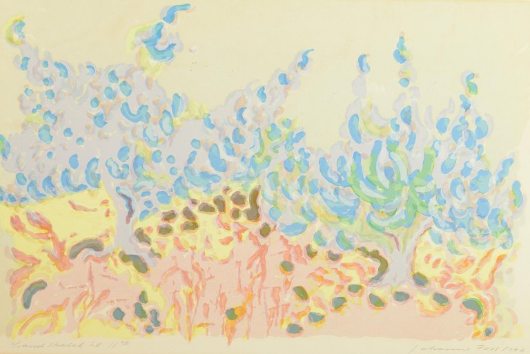 Johanne Foss (b. 1939)
Color lithograph