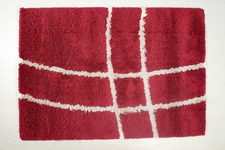 Scandinavian designer
Rya carpet, 1960/70s.