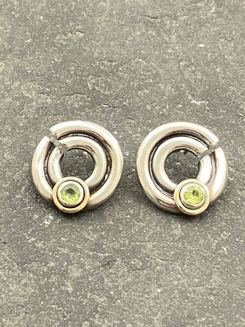 Sterling silver ear stud