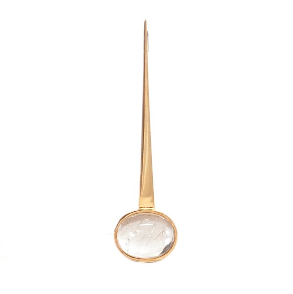 Ole Lynggaard Copenhagen 14kt gold pendant. L: 8,3cm