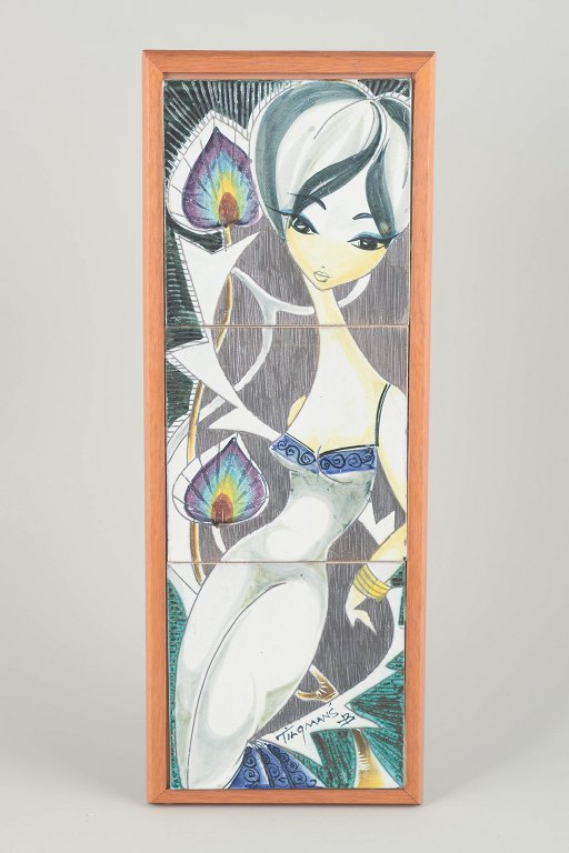 Yngvor Blomström for TilgmansWall plaque, 1950/60s.