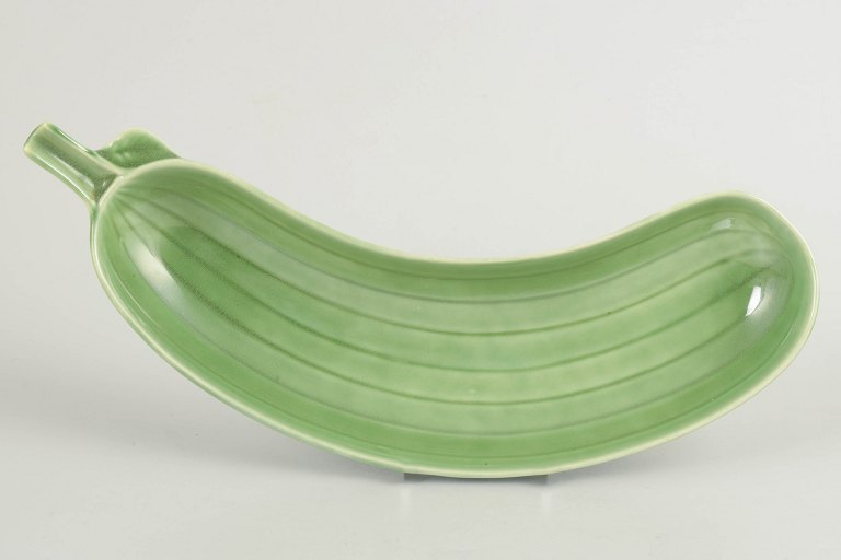 Stig Lindberg for Gustavsberg, cucumber dish.