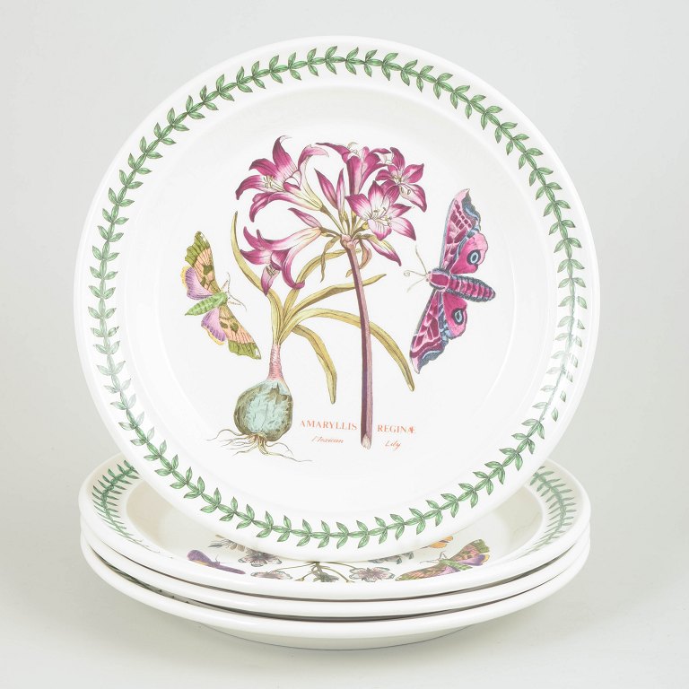 Portmeirion England, set of 4 dinner plates.