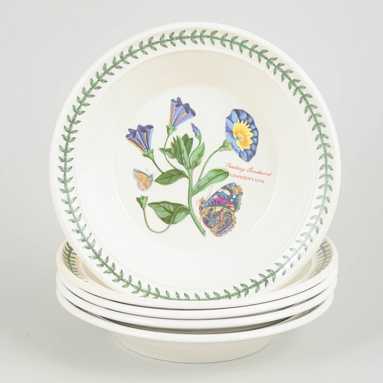 Portmeirion England, set of 5 deep plates.