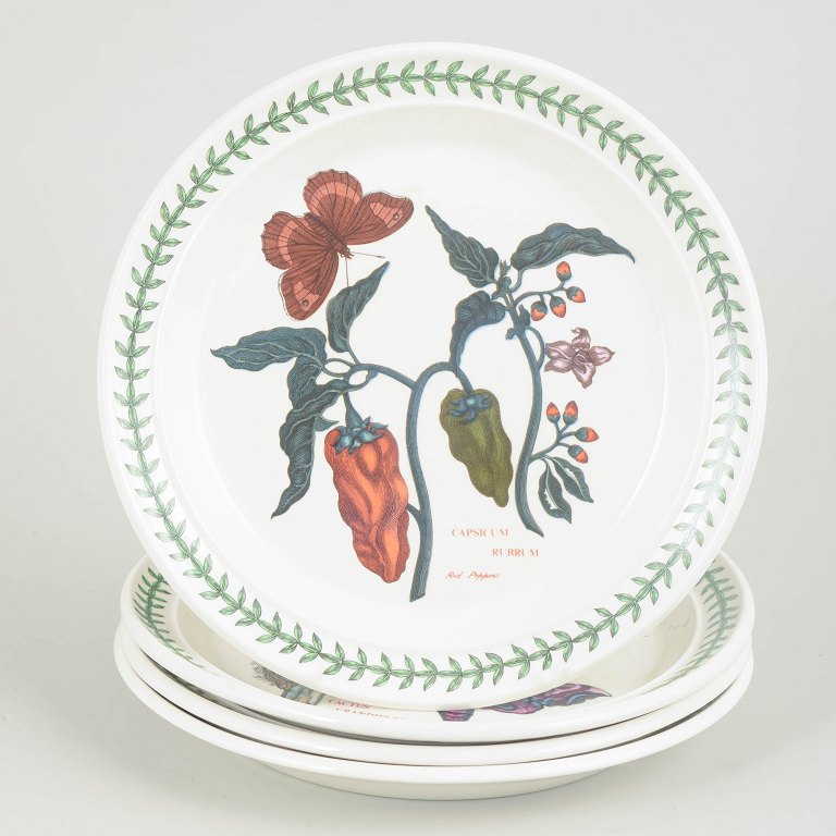 Portmeirion England, set of 4 lunch plates.