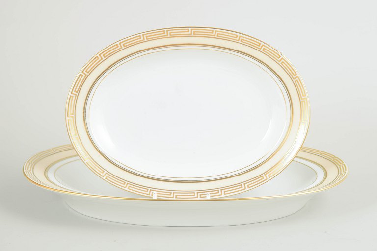 Bing & Grøndahl Rossini, set of 2 serving trays.