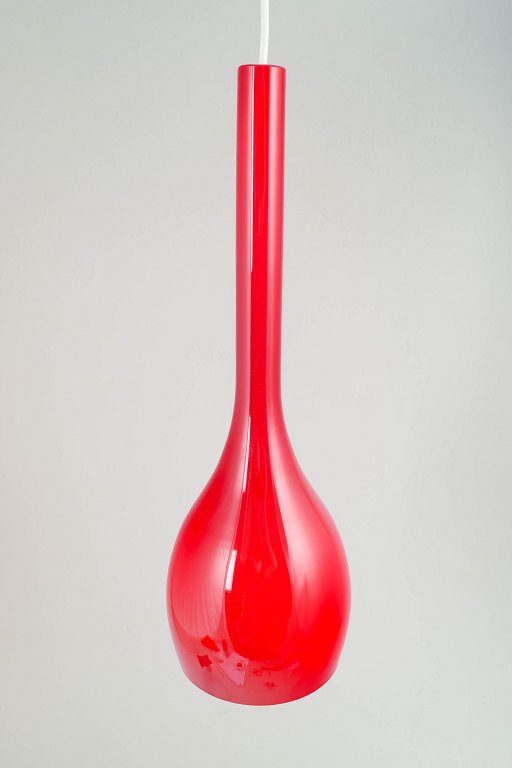 Scandinavian Art Glass Pendant Lamp.