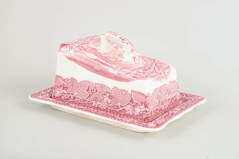 Mason’s, cheese dome with plate.