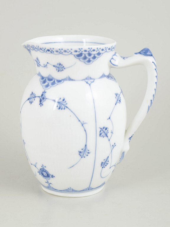Royal Copenhagen Blue Fluted Half Lace pitcher.