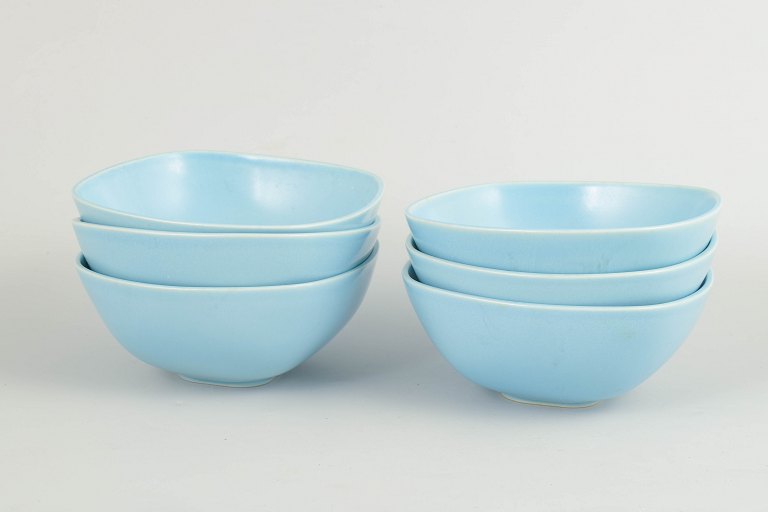 Höganäs Keramik, set of six bowls.