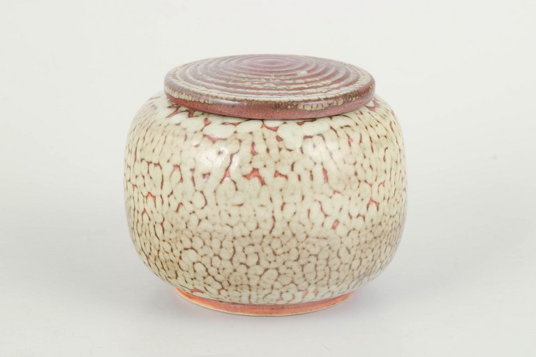 Saxbo, lidded jar.