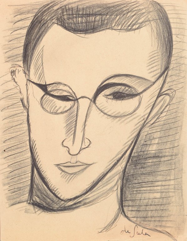 Eugène de Sala, drawing.