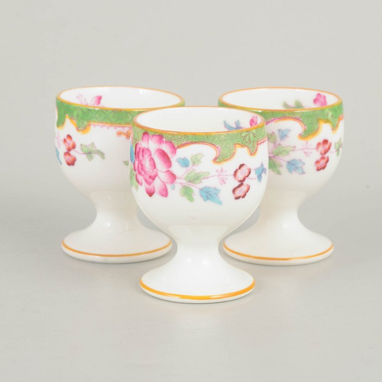 Royal Doulton Temple series set of three egg cups.