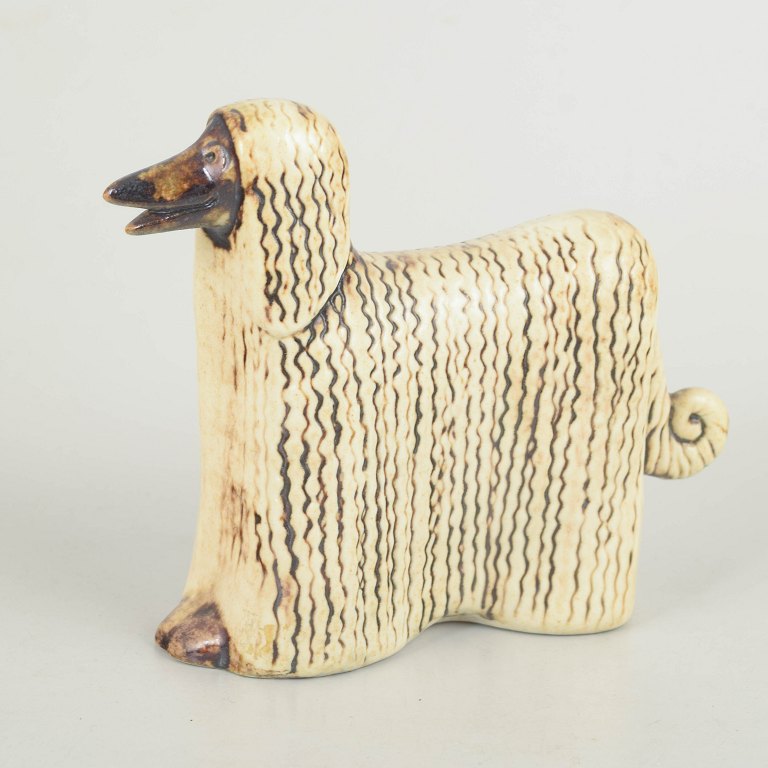 Lisa Larsson for Gustavsberg, Afghan hound.