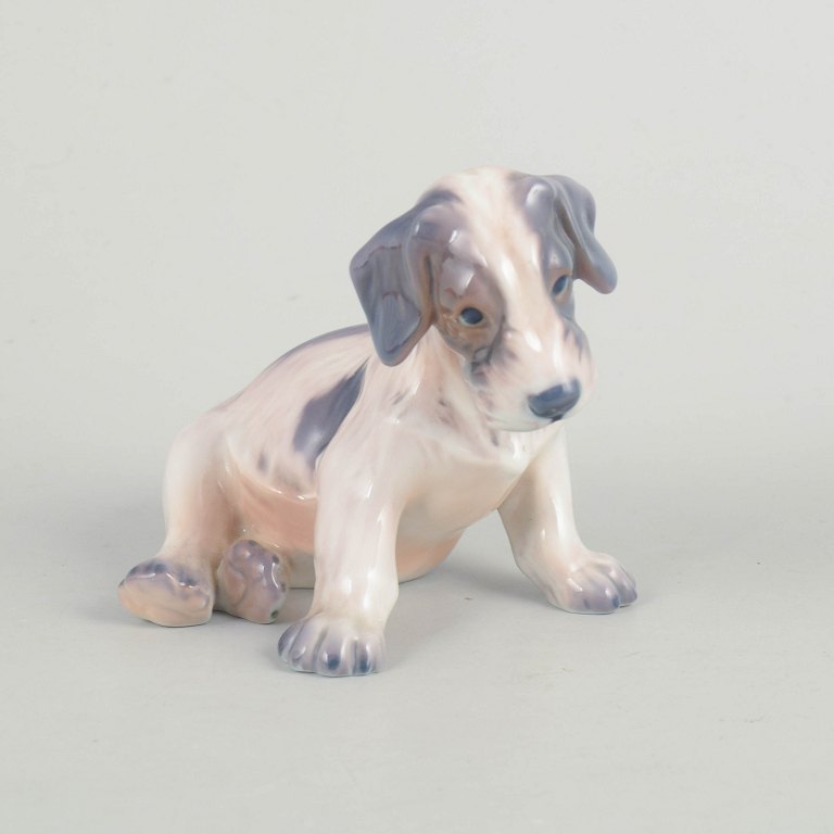 Dahl Jensen, porcelain dog figurine.