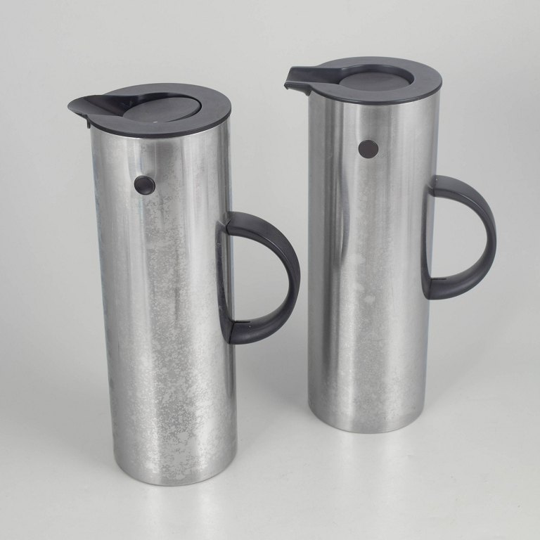 Erik Magnussen for Stelton, stainless steel vacuum coffee pots.