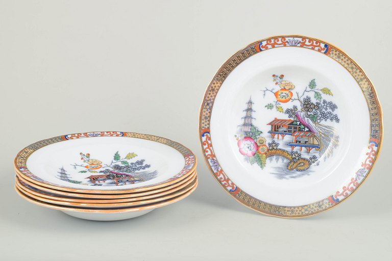 Rörstrand Japan series, set of six deep plates.