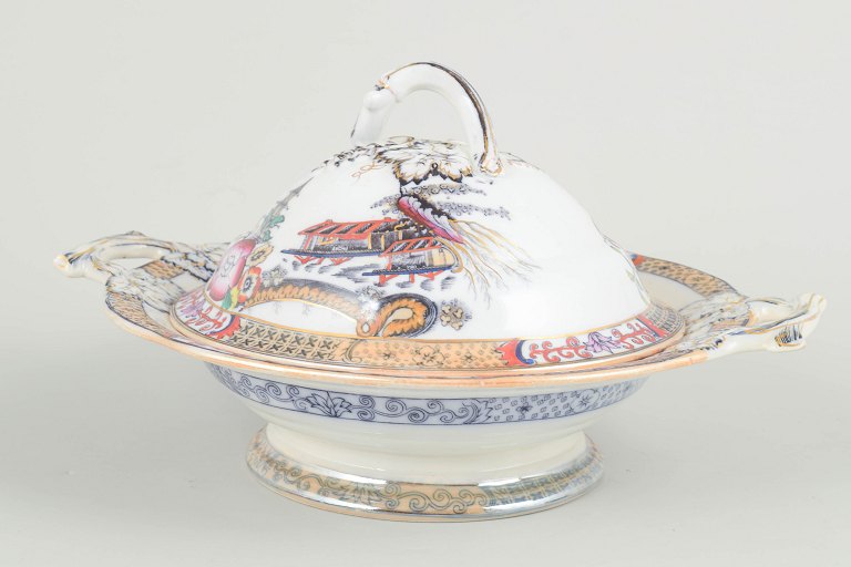 Rörstrand Japan series, lidded tureen.