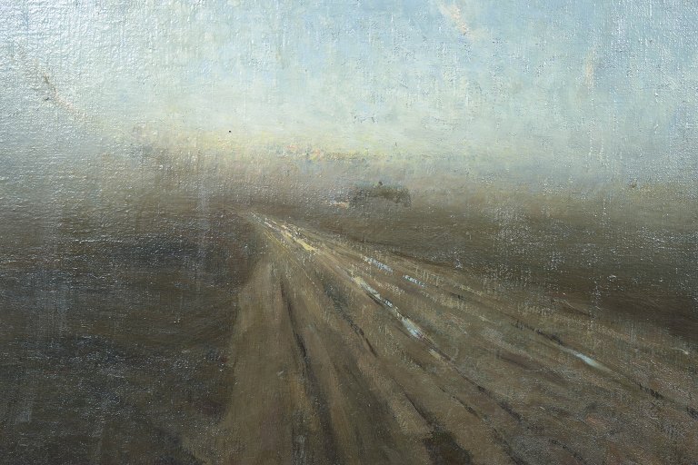 Ove Alfred Märtens, oil on canvas, listed Danish artist.