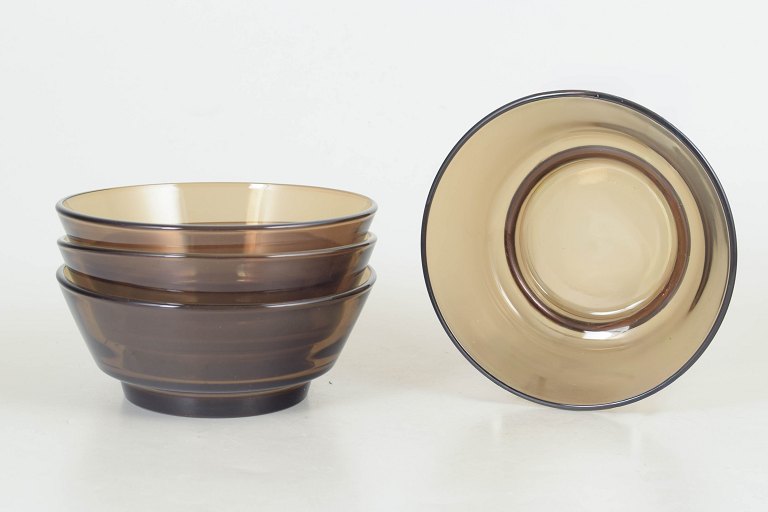Vereco, set of four bowls.