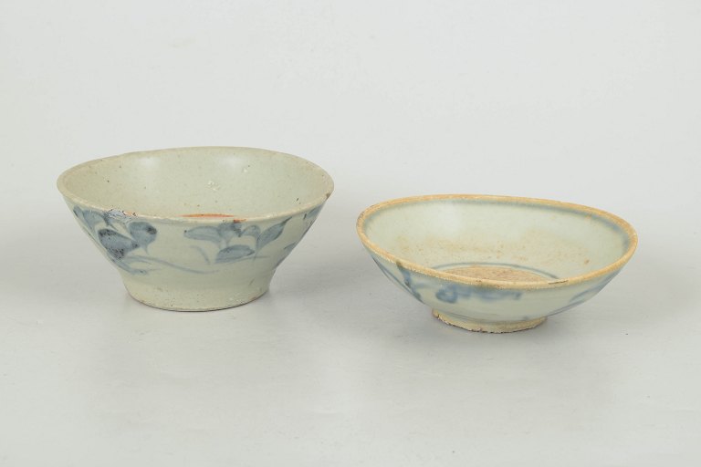 Two bowls, China 18th century.