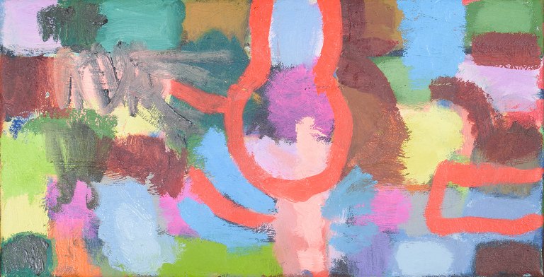 Magnus Wijkström, oil on canvas, listed Swedish visual artist.