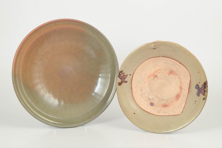 Two dishes, Qing dynasty.