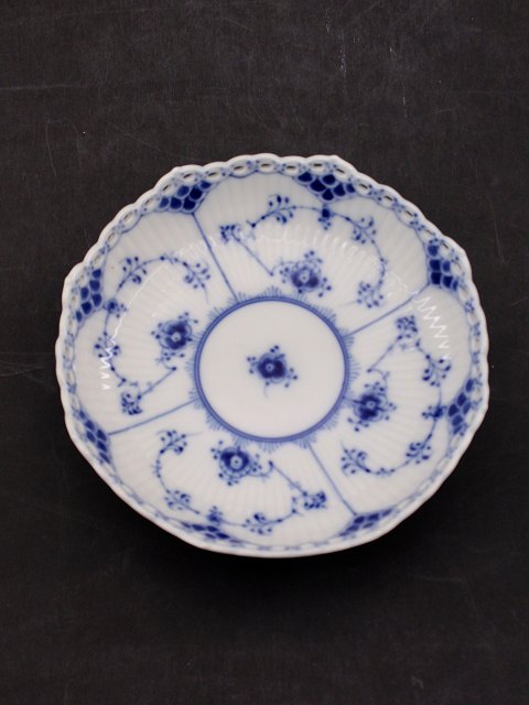 Royal blue fluting full lace bowl on foot 1/1023