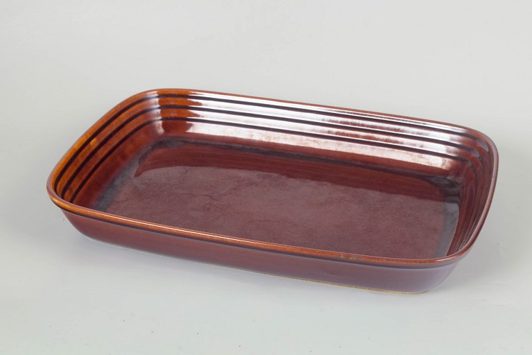 Britt-Louise Sundell for Gustavsberg, large "Rustik" dish tray.
