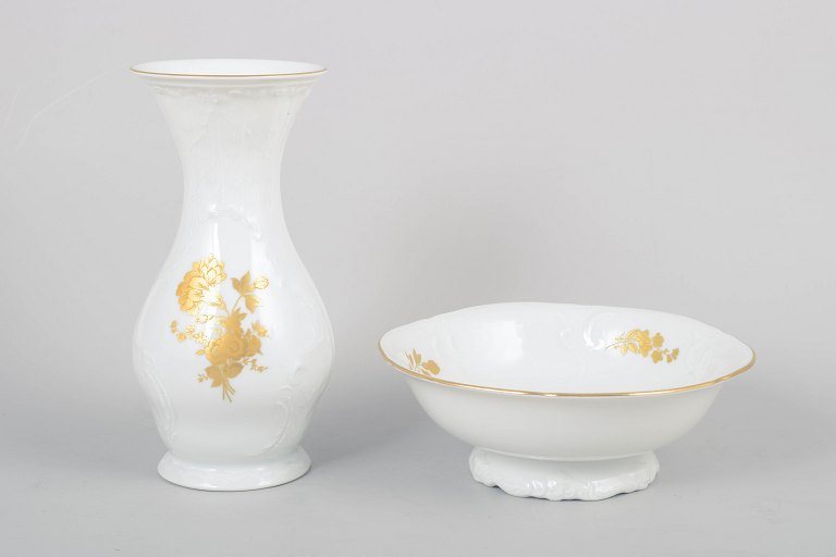 Rosenthal Classic Rose vase and bowl.