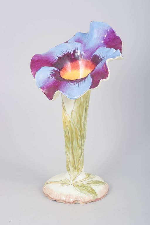 Villeroy & Boch, art nouveau majolica vase.