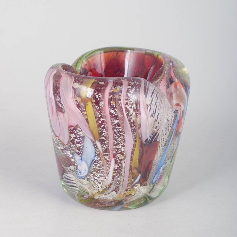 Murano art glass vase.